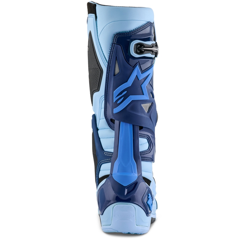 Moto škornji Alpinestars Tech 10 Limited Edition Steelers modro-svetlo modri