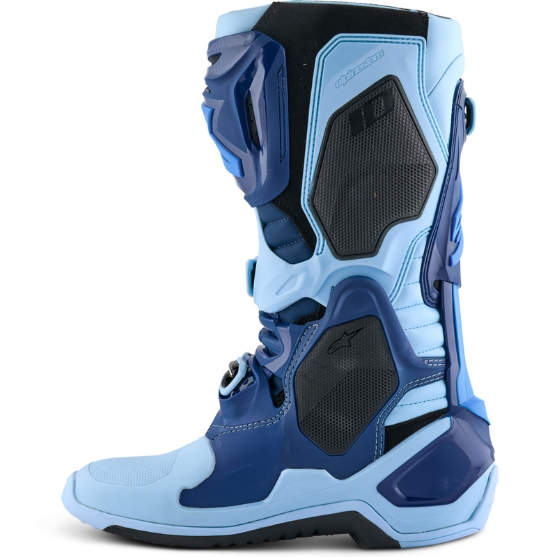 Moto škornji Alpinestars Tech 10 Limited Edition Steelers modro-svetlo modri