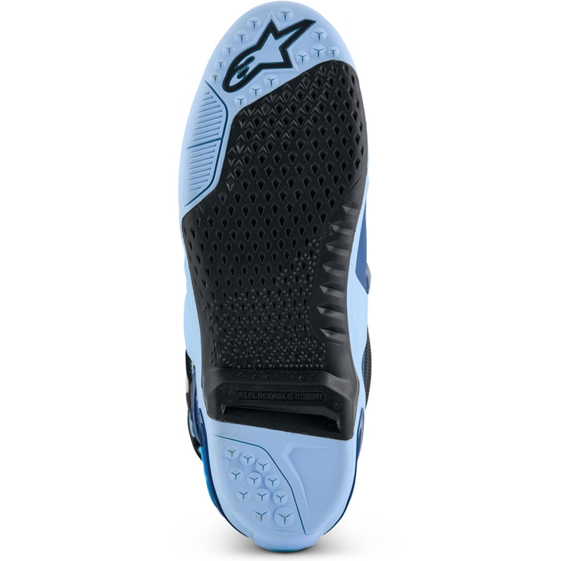 Moto škornji Alpinestars Tech 10 Limited Edition Steelers modro-svetlo modri