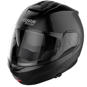 Preklopna motoristična čelada Nolan N100-6 Classic N-COM 3 črna