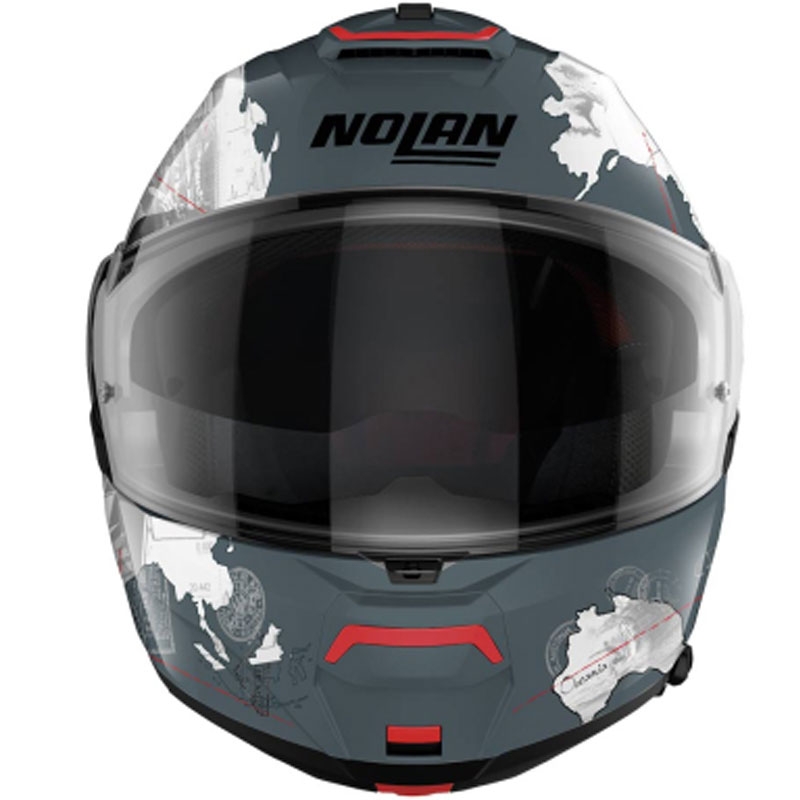 Preklopna motoristična čelada Nolan N100-6 Legend Checa N-COM 3