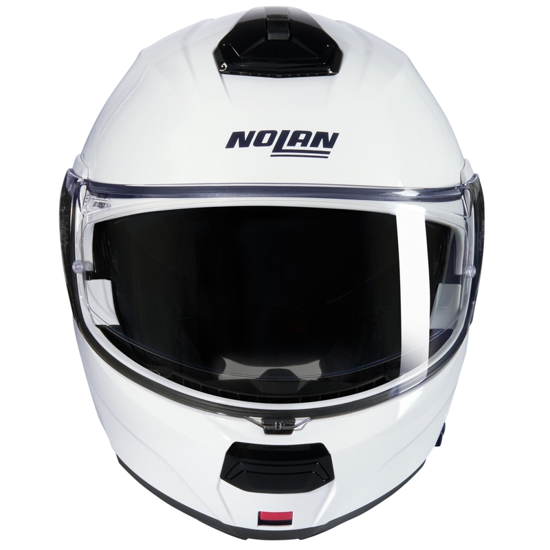 Motoristična čelada Nolan N100-6 Classico N-COM 305 zložljiva, bela