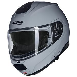 Motoristična čelada Nolan N100-6 Classico N-COM 303 zložljiva, siva