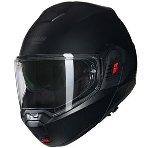 Preklopna motoristična čelada Nolan N120-1 Classico N-COM 302 mat črna