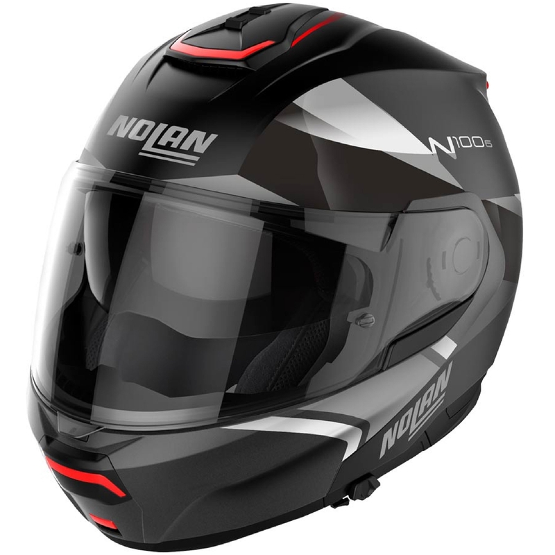 Odklopna motoristična čelada Nolan N100-6 Paloma N-COM 25 črna