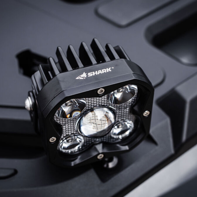 LED luč SHARK LED luč za vožnjo z lasersko LED diodo 3,2" 40 W črna