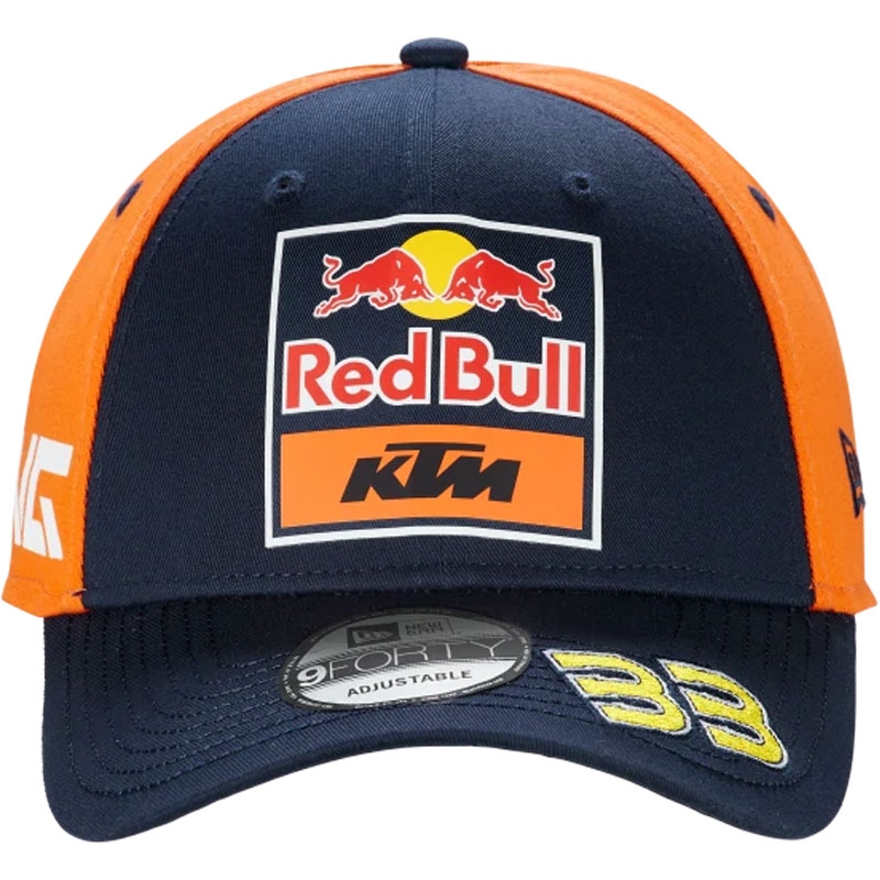 Kapa ekipe KTM Red Bull Racing - Brad Binder temno modro-oranžna