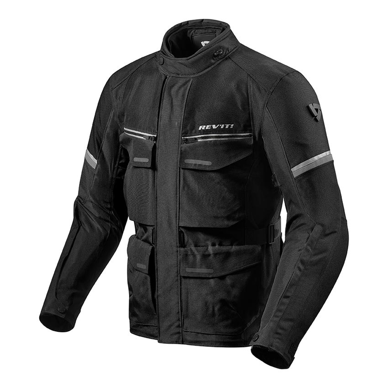 Revit Outback 3 Black-Silver Motorcycle Jacket razprodaja