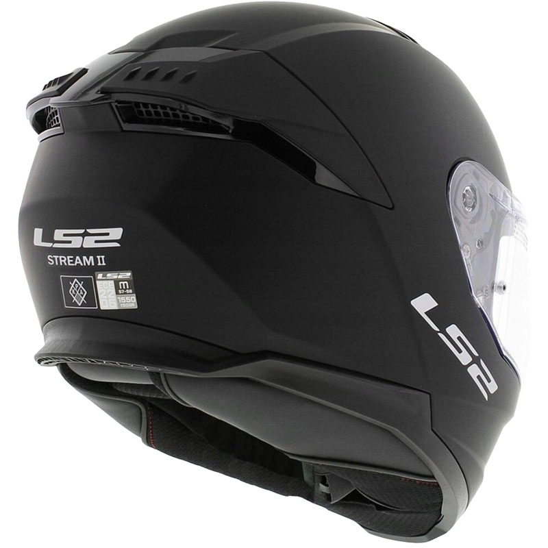 LS2 FF808 Stream II integralna motoristična čelada črna mat