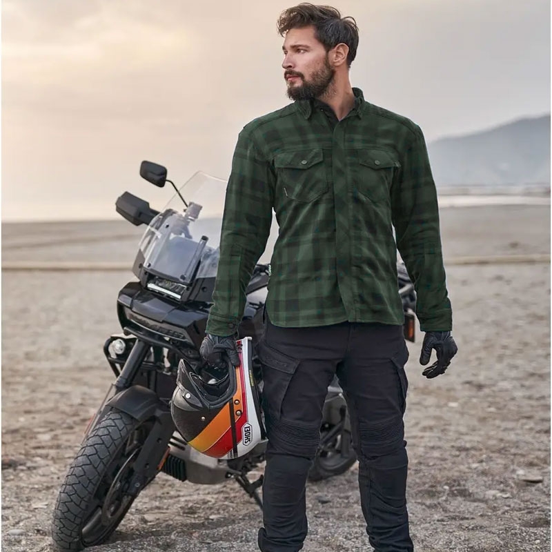 Moto majica Shima Renegade 2 zelena