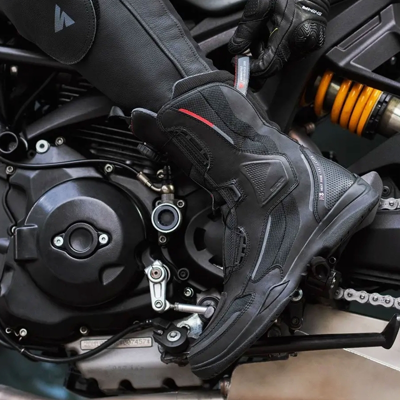 Shima Strato Črni motoristični škornji
