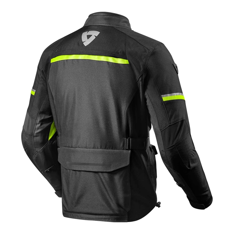 Motoristična jakna Revit Outback 3 black-fluo yellow razprodaja