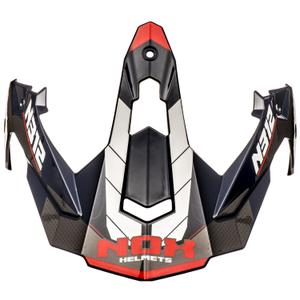 Vizir za motoristično čelado NOX N312 Vapor belo-modro-rdeč