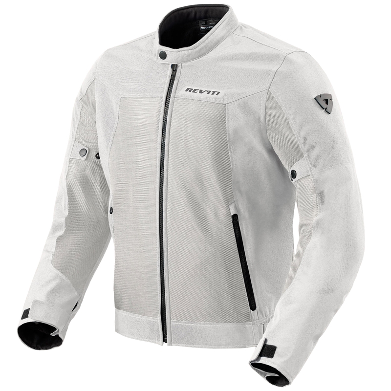 Moto jakna Revit Eclipse 2 srebrne barve