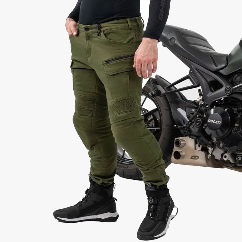 Moto hlače Shima Giro 3.0 kaki