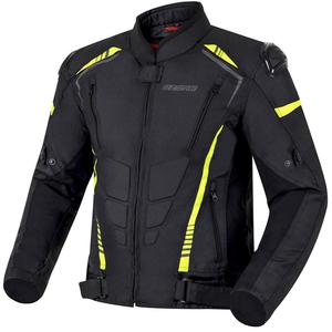 Ozone Pulse črno-fluo rumena motoristična jakna