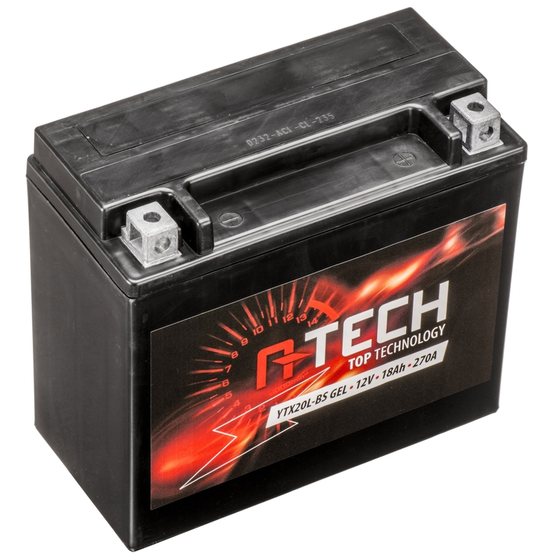 Gel akumulator A-TECH 12V, YTX20L-BS, 18Ah, 270A, brez vzdrževanja