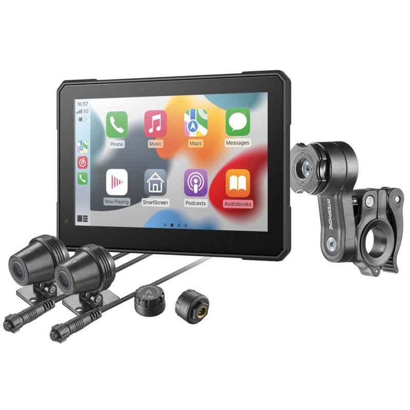 Interphone RIDESYNC70 Apple CarPlay in Android Auto zaslon za motorna kolesa