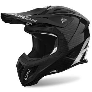 Čelada za motokros Airoh Aviator ACE 2 Carbon, črna, sijajna