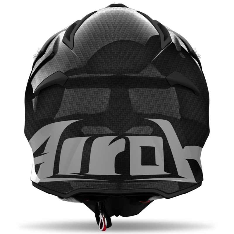 Čelada za motokros Airoh Aviator ACE 2 Carbon, črna, sijajna