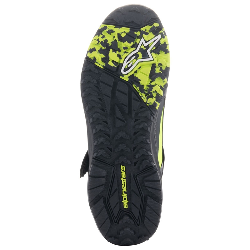 Moto škornji Alpinestars Speedstreet črno-limetino-modri