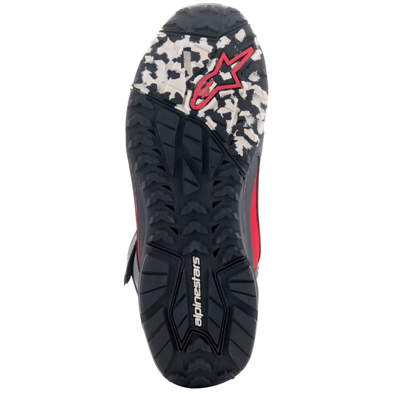 Moto škornji Alpinestars Speedstreet črno-bež-rdeči
