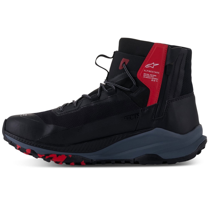 Moto škornji Alpinestars Speedforce XR črno-rdeče-sivi