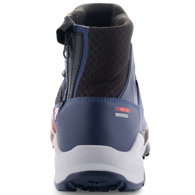 Moto škornji Alpinestars Speedforce XR modro-črno-fluo rdeče-sivo