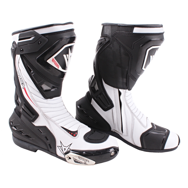 Motoristični škornji RSA GP-01 white - kakovost II
