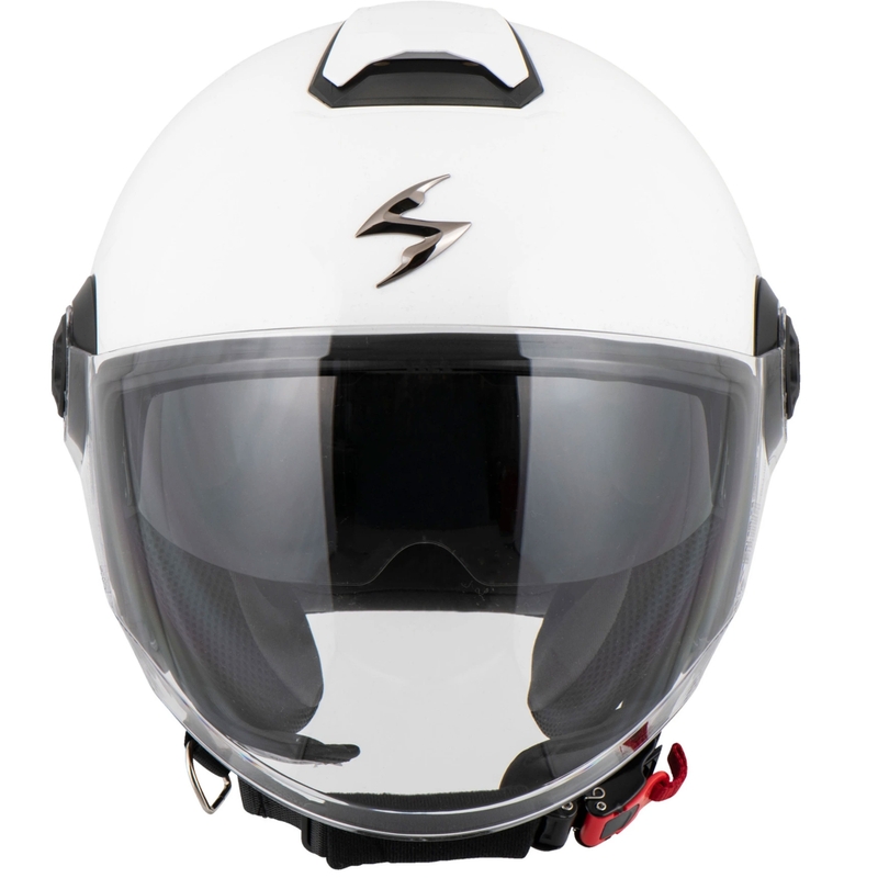 Čelada Scorpion EXO-CITY II Solid z odprtim obrazom, bela
