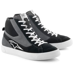 Moto škornji Alpinestars Stated črno-sivo-beli