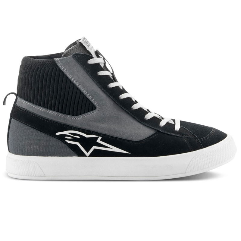 Moto škornji Alpinestars Stated črno-sivo-beli