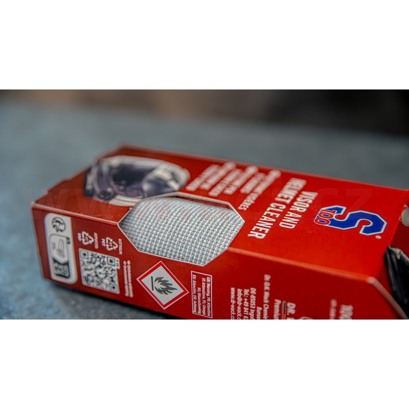 Čistilo za vizirje in čelade S100 s krpo iz mikrovlaken - Čistilo za vizirje in čelade 100 ml