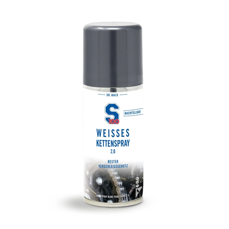 Mazivo za verige S100 - Sprej za bele verige 2.0 100 ml