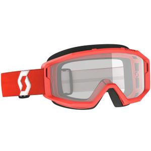 Motokros očala SCOTT Primal Clear rdeče-prozorna