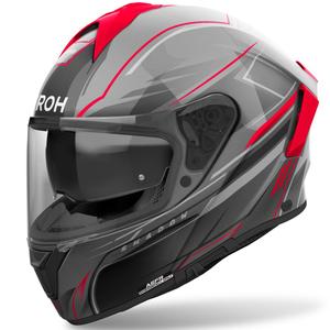 Airoh SPARK 2 Shadow integralna motoristična čelada, sijajno rdeča