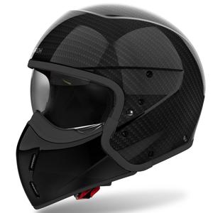 Modularna motoristična čelada Airoh J110 Carbon sijajno črna