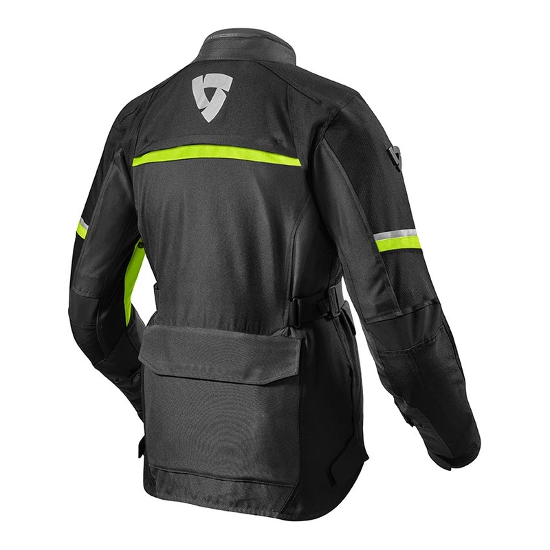 Revit Outback 3 Black-Fluo Yellow motoristična jakna za ženske razprodaja
