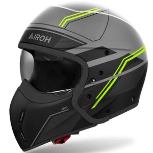 Modularna motoristična čelada Airoh J110 Slim mat rumena