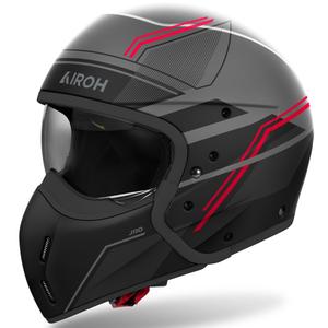 Modularna motoristična čelada Airoh J110 Slim mat rdeča
