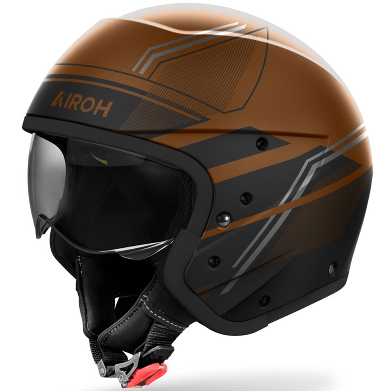 Modularna motoristična čelada Airoh J110 Slim sijoča bronasta