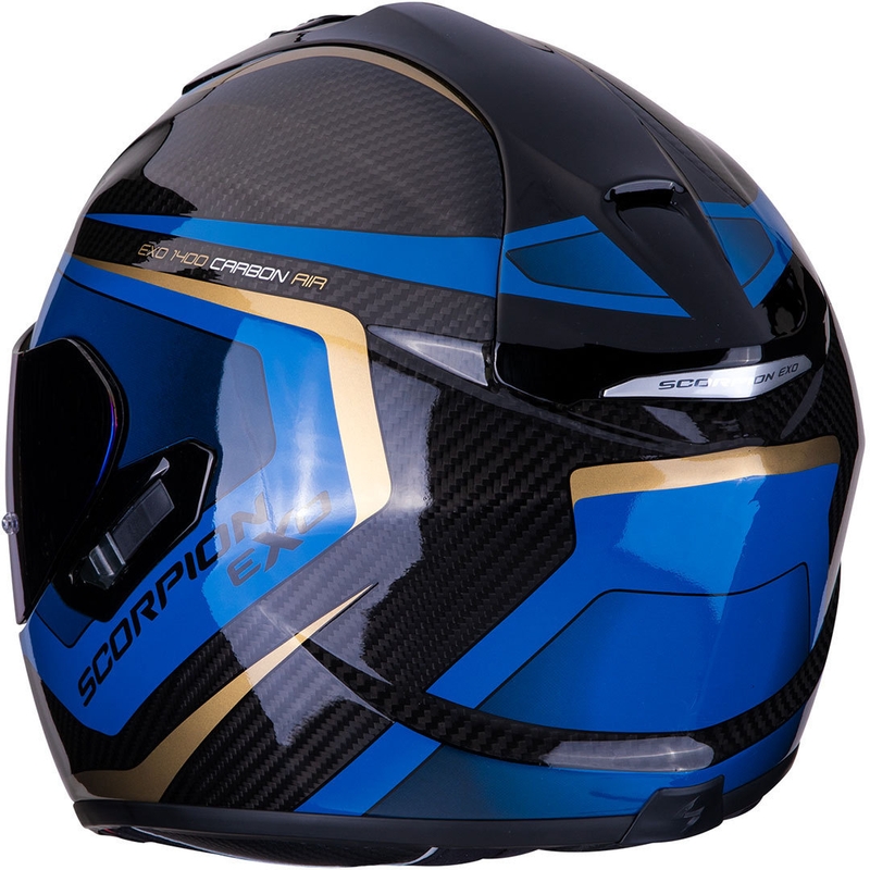 Integralna čelada Scorpion EXO-1400 Carbon Air Esprit črno-modra