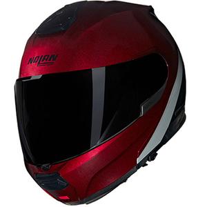 Motoristična čelada Nolan N100-6 Verniciatura Speciale N-COM 341 rdeče-črna