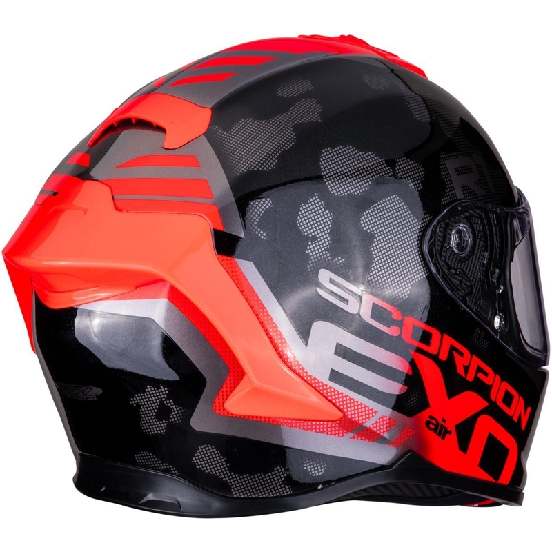 Integralna čelada Scorpion EXO-R1 Air Ogi črno-rdeča