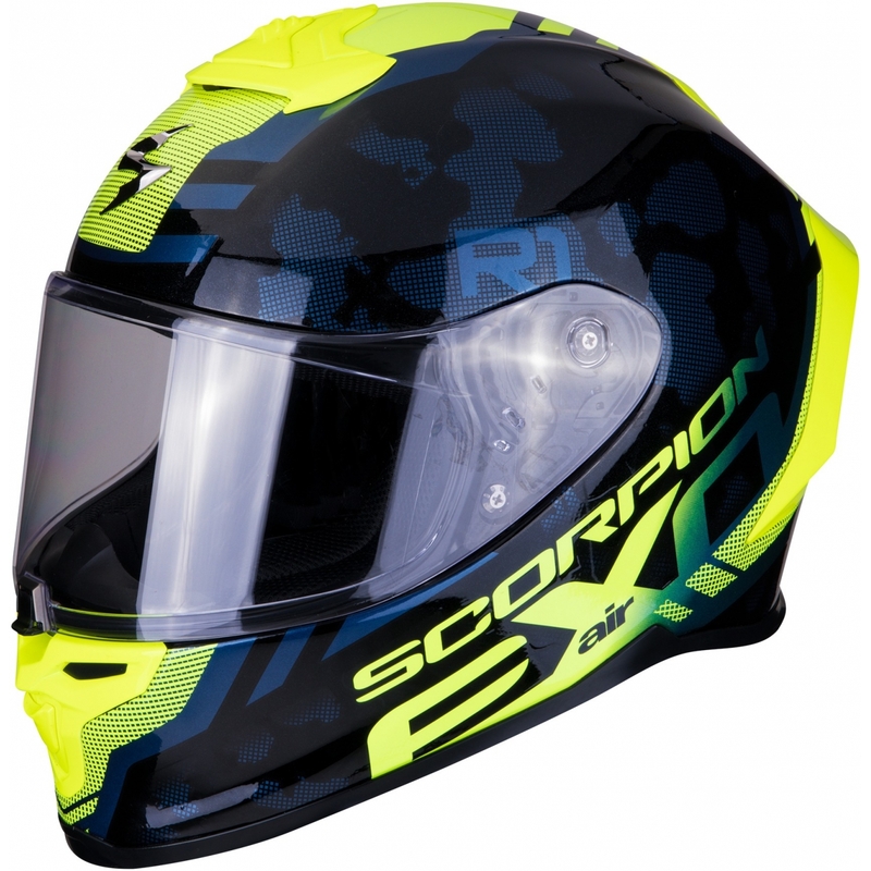 Integralna čelada Scorpion EXO-R1 Air Ogi black-fluo yellow razprodaja
