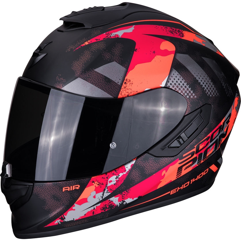 Integralna čelada Scorpion EXO-1400 Air Sylex črno-rdeča razprodaja