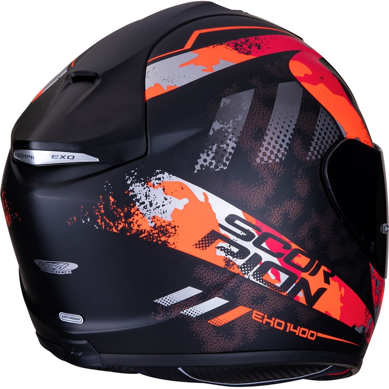 Integralna čelada Scorpion EXO-1400 Air Sylex črno-rdeča razprodaja