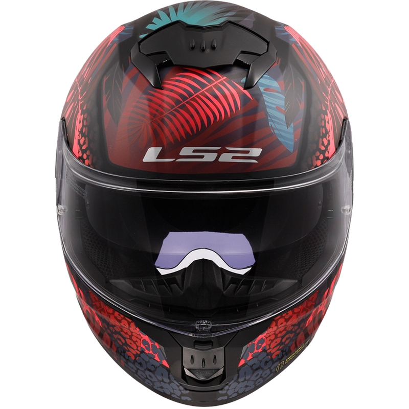 LS2 FF808 Stream II Jungle Black-Pink-Blue Integralna motoristična čelada