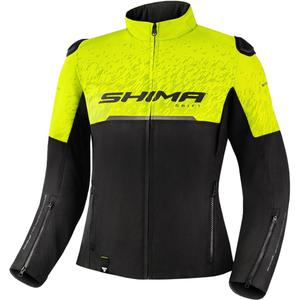Ženska motoristična jakna Shima Drift black-fluo yellow