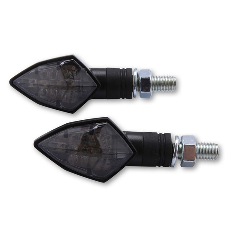Smerniki za motor Highsider Smart Rock LED črni